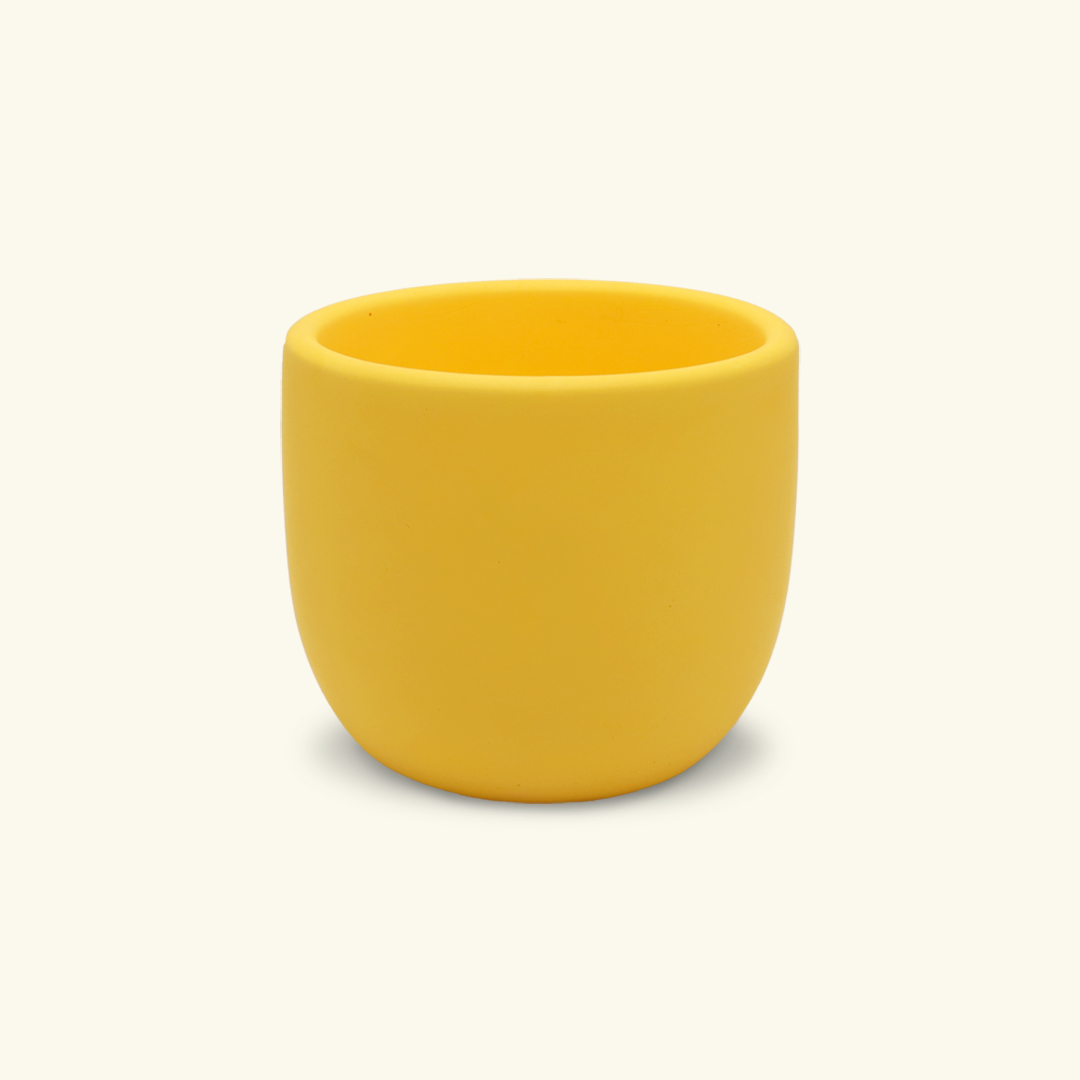 Round pot m - Yellow